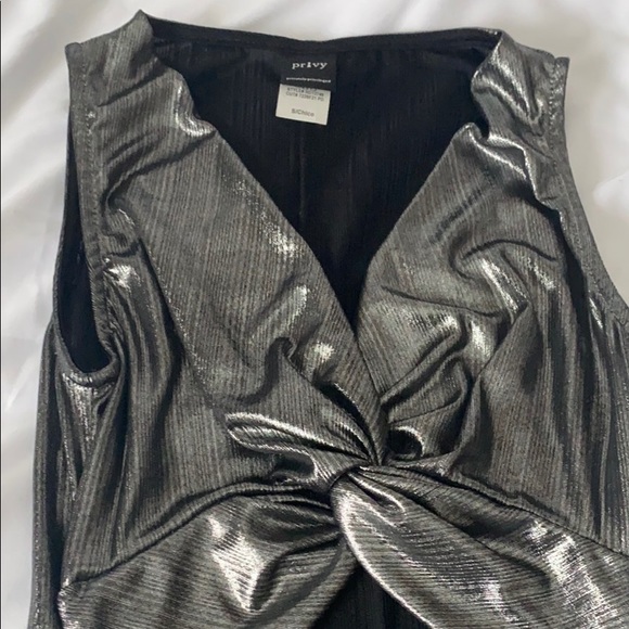 Slinky Metallic Dress - Picture 3 of 4